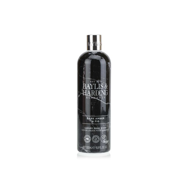 Baylis & Harding Elements body wash dark amber & fig 500ml - Waitrose UAE & Partners - 17854104877