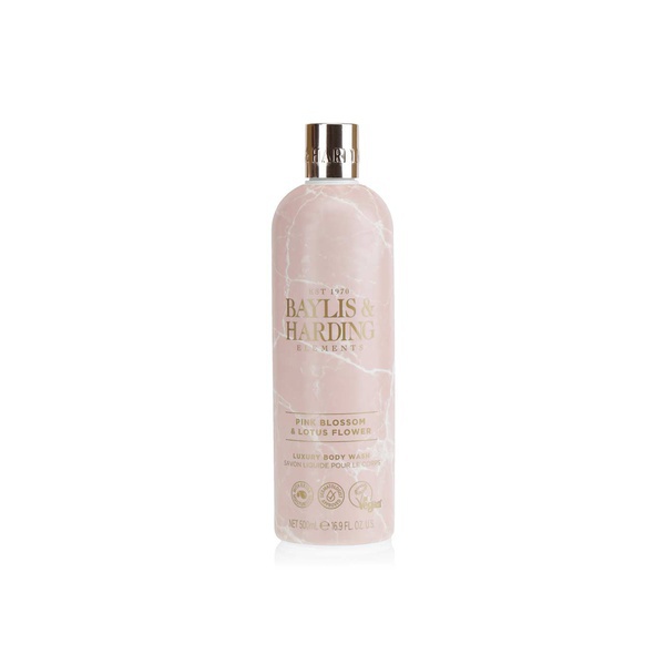 Baylis & Harding Elements body wash pink blossom & lotus flower 500ml - Waitrose UAE & Partners - 17854104884