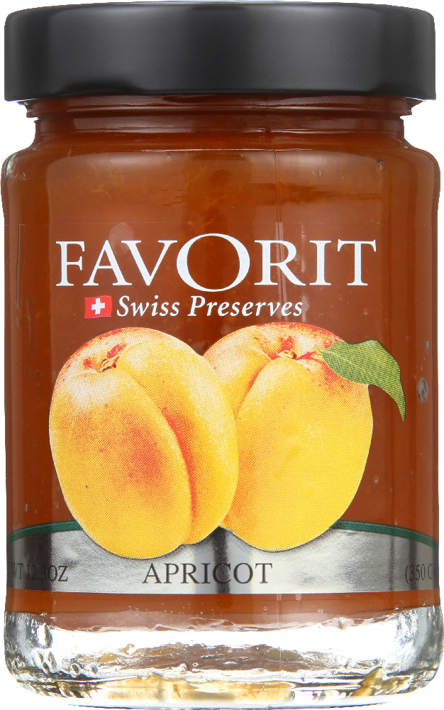 FAVORIT: Preserve Apricot, 12.3 oz - 0180286000144