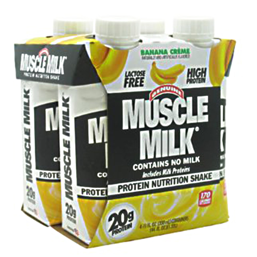 Muscle Milk, Non Dairy Protein Shake, Banana Creme - 180530000838