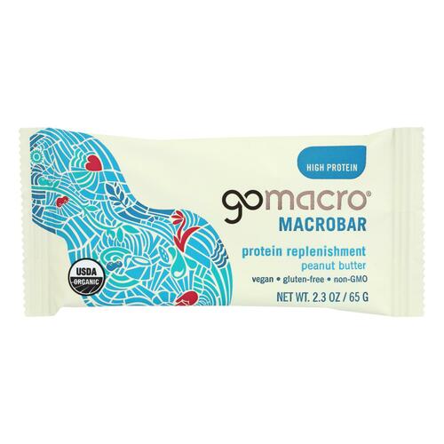 Gomacro, Macrobar Protein Replenishment, Peanut Butter - 181945000147