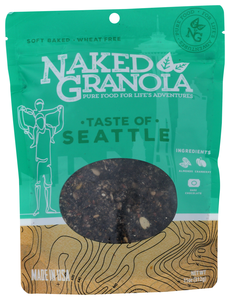 NAKED GRANOLA: Cereal Granola Taste Of Seattle, 11 oz - 0183201000052