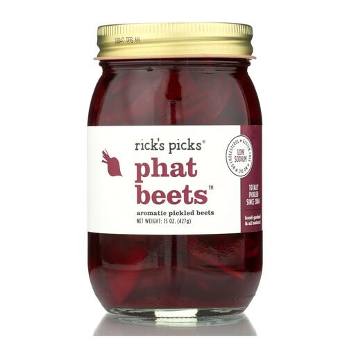 RICK’S PICKS: Phat Beets Aromatic Pickled Beets, 15 oz - 0184706000042
