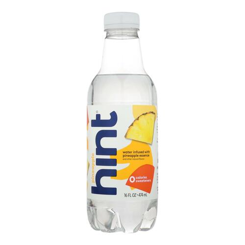 Hint Pineapple Water - Pineapple Unsweetened - Case Of 12 - 16 Fl Oz. - 184739001276