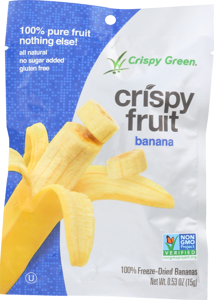 No Sugar Added 100% Freeze-Dried Banana Crispy Fruit, Banana - 185255000118