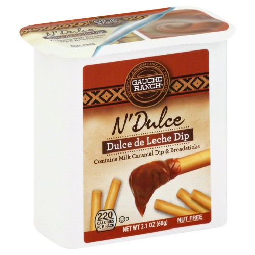 GAUCHO RANCH: Dulce De Leche With Breadstick, 2.1 oz - 0185544000355
