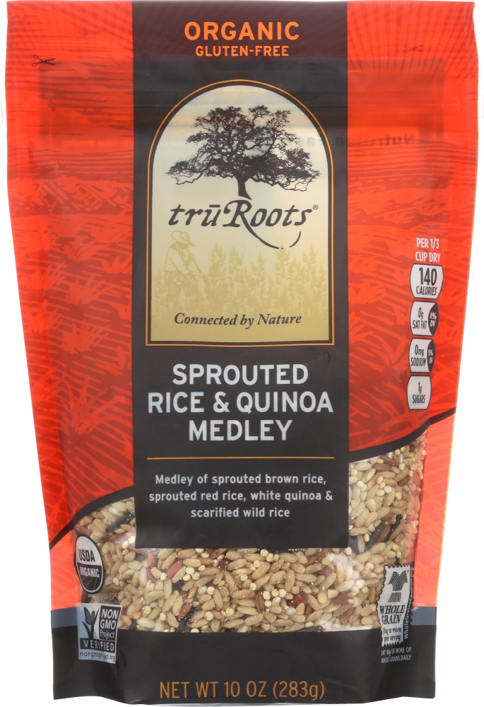 TRUROOTS: Sprouted Rice & Quinoa Medley, 10 oz - 0185814001358
