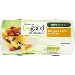 Sainsbury's Be Good to Yourself 2 bread & butter puddings - 1858297