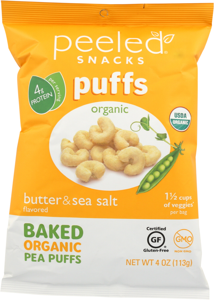 Baked Organic Pea Puffs - 185889000560