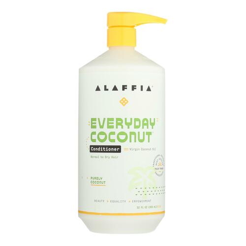 Alaffia - Everyday Conditioner - Coconut And Ginger - 32 Fl Oz. - 0187132007302