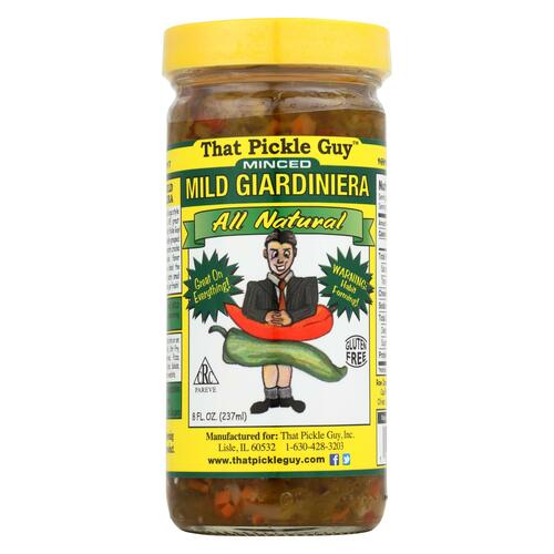 That Pickle Guy Giardiniera - Mild - Minced - Case Of 12 - 8 Fl Oz - 0187839000361