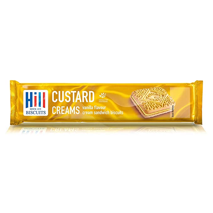 Hill Biscuits - Custard Cream Biscuits - 190140024414