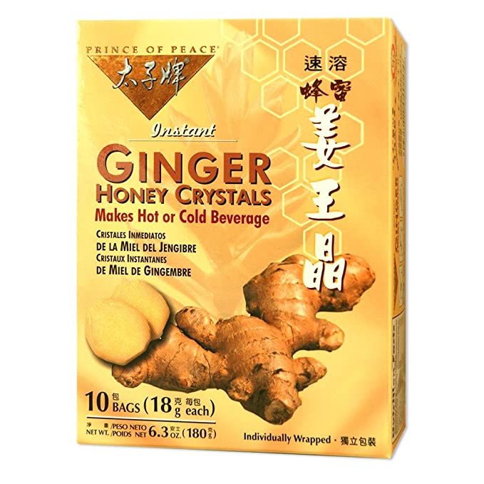 Prince of Peace Instant Ginger Honey Crystals (10ct) - 049787600027
