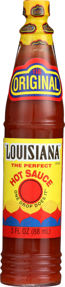LOUISIANA BRAND: Hot Sauce, 3 oz - 0190298000100