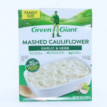 Garlic & herb mashed cauliflower, garlic & herb - 0190569123170