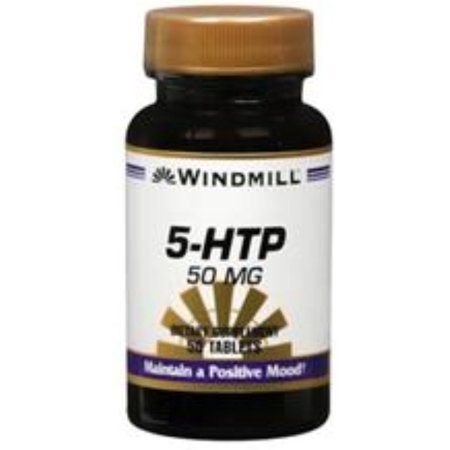 4 Pack - Windmill 5-HTP 50 mg Tablets 50 ea - 191565909546