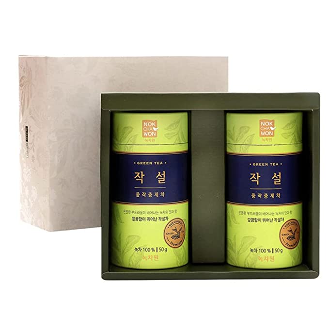 NOKCHAWON Jaksul Jungjak Steamed Green Tea 50g x 2 - 191997041050
