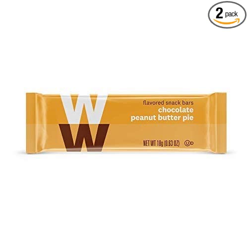 WW Chocolate Peanut Butter Pie Mini Bar - Kosher, 2 SmartPoints - 1 Box (24 Count Total) - Weight Watchers Reimagined - 193991005250