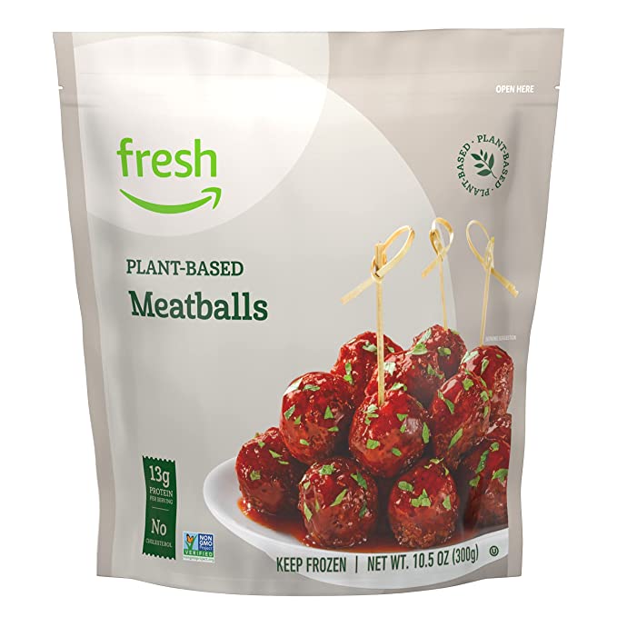 Fresh Brand – Plant-Based Meatballs, 10.5 oz (Frozen)  - 195515017886