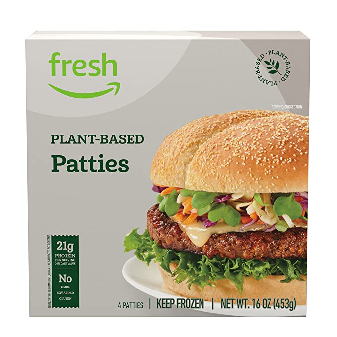  Fresh Brand – Plant-Based Patties, 16 oz (4 ct) (Frozen)  - 195515017909