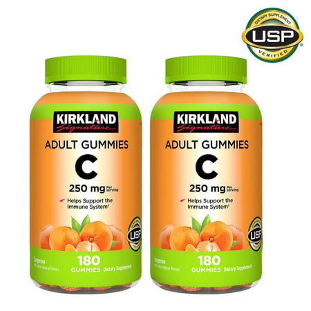 Kirkland Signature Vitamin C 250 mg. 360 Adult Gummies - 195994480348