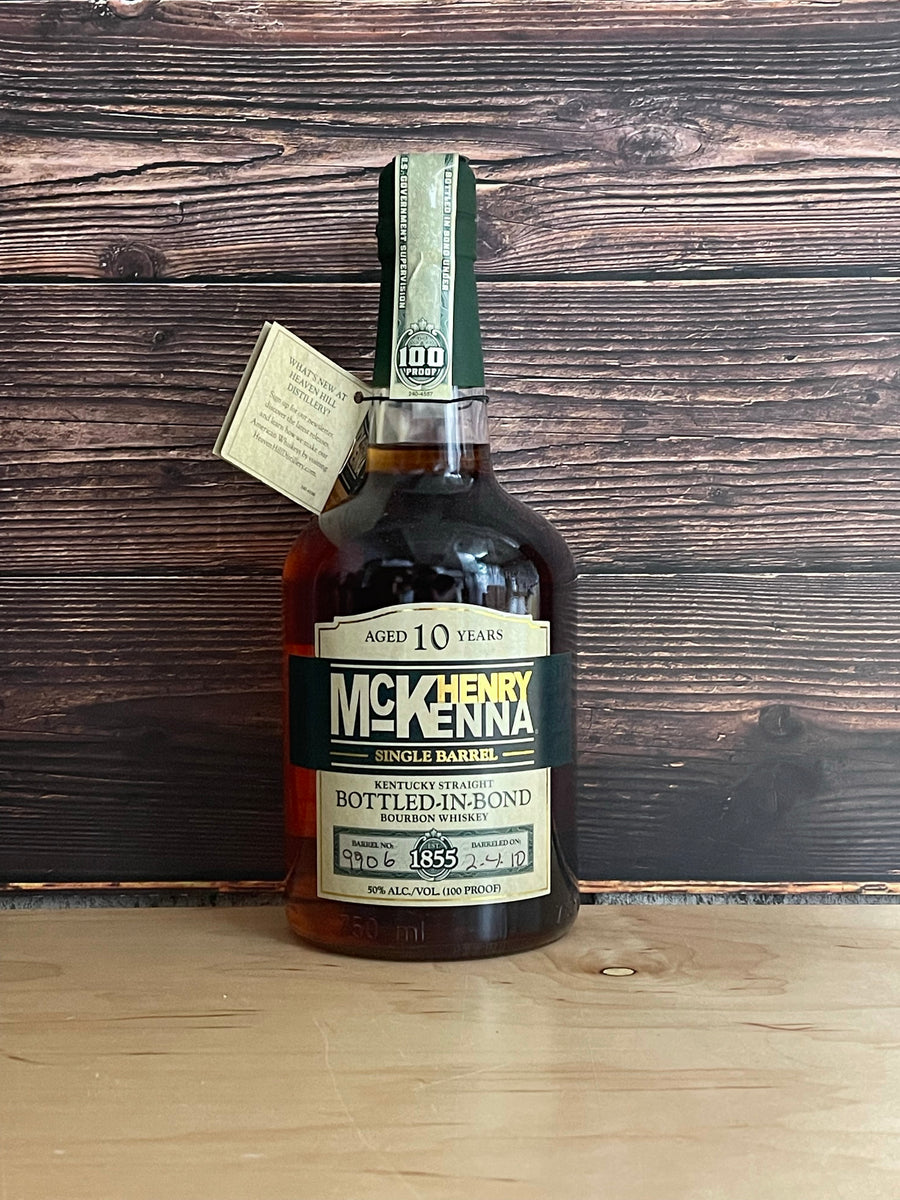 Henry McKenna Aged 10 Year Single Barrel Bottled In Bond Bourbon Whisk - 20096749200560