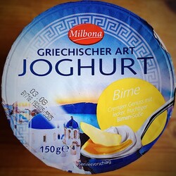 Milbona - Griechischer Art Joghurt - Birne - 150 g - 20954734