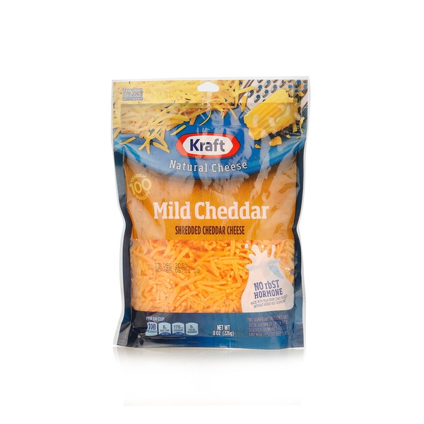 Kraft shredded mild cheddar 226g - Waitrose UAE & Partners - 21000055098