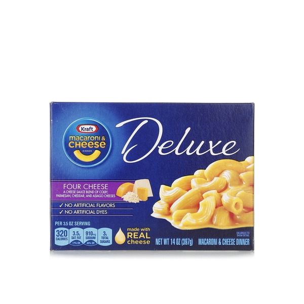 Kraft mac and cheese four cheeses 397g - Waitrose UAE & Partners - 21000656554
