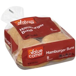 Value Corner Hamburger Buns - 21130270859