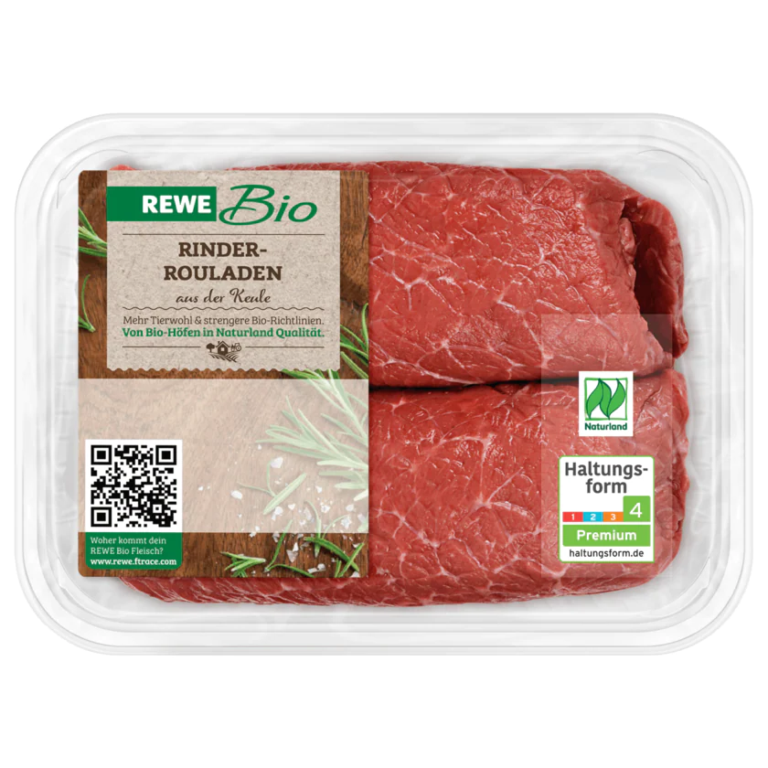 REWE Bio Rinderrouladen aus der Keule 300g - 2145600000000
