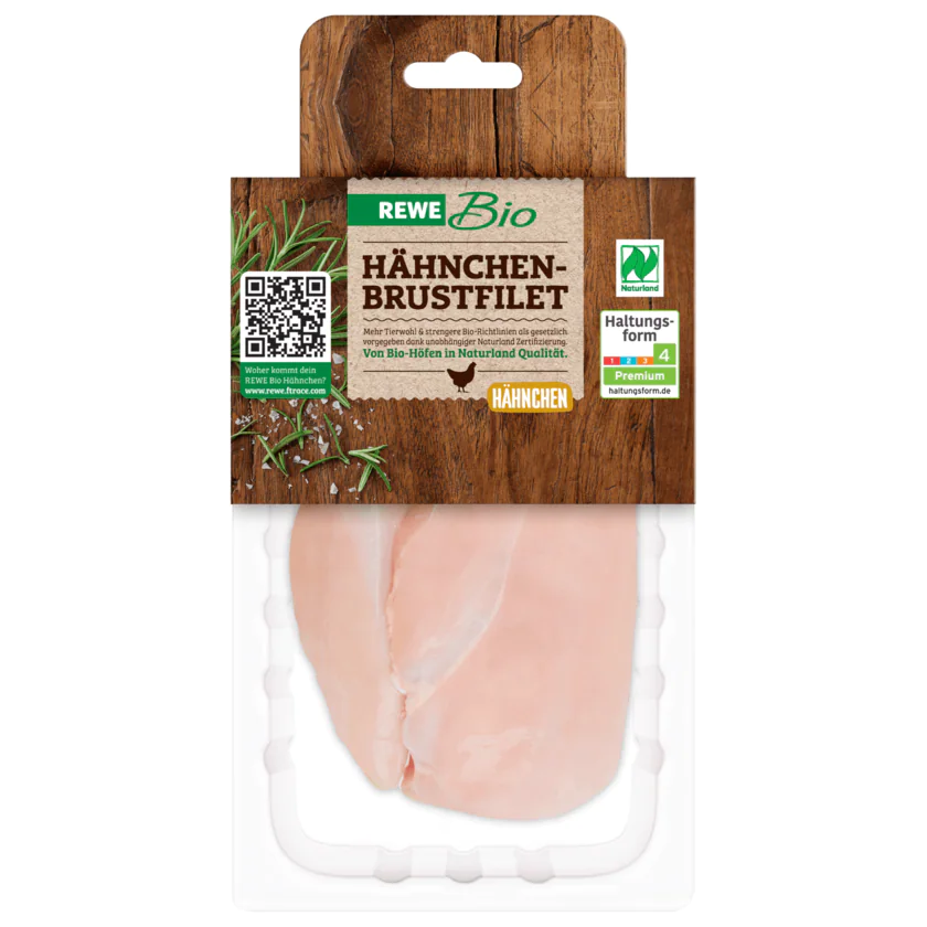 REWE Bio Hähnchenbrustfilet 320g - 2160910000007