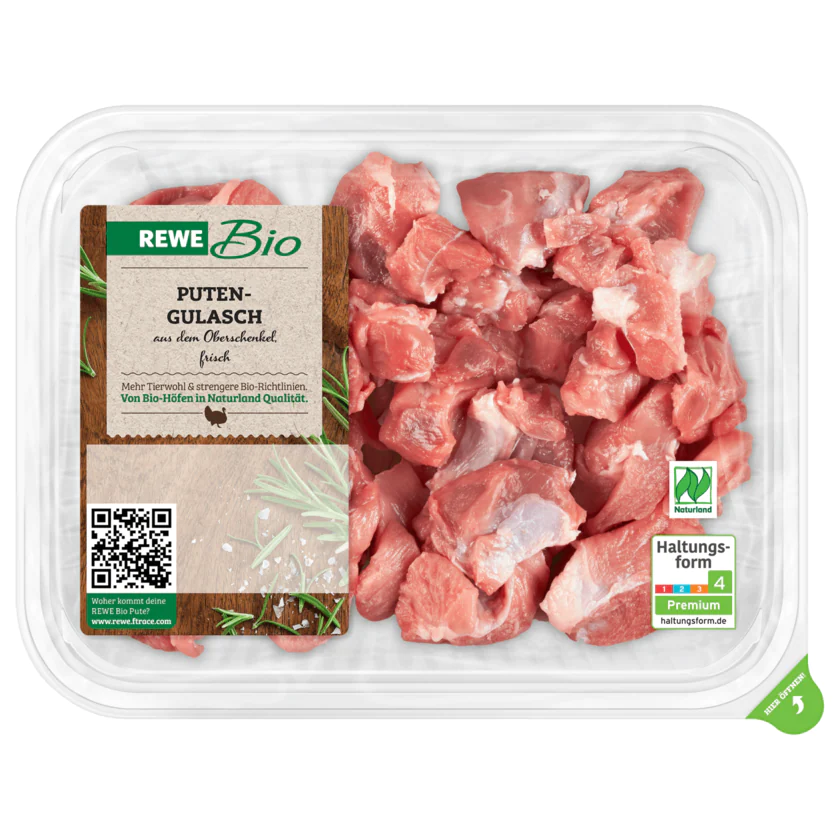 REWE Bio Putengulasch aus der Oberkeule 300g - 2161560000003