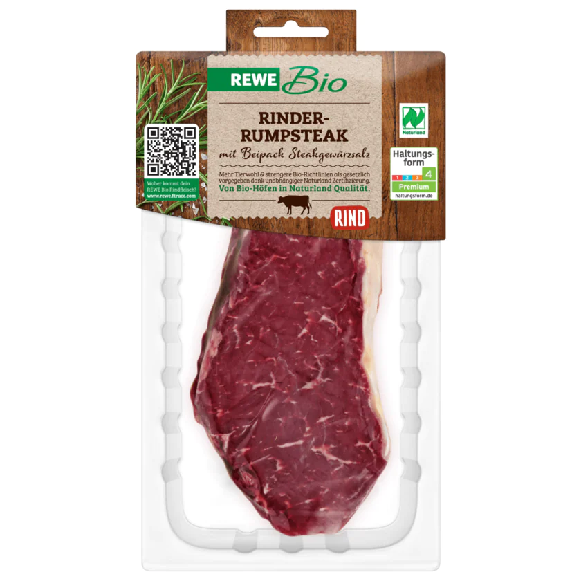 REWE Bio Rinder Rumpsteak ca. 240g - 2164550000007