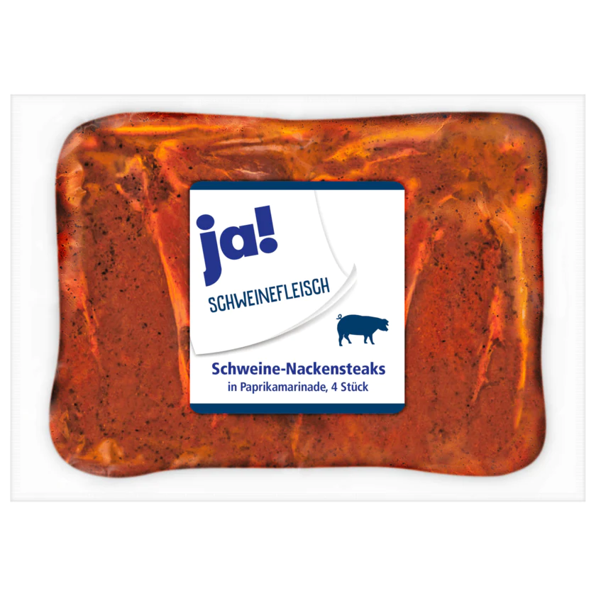 ja! Schweine-Nackensteak Paprika 4 Stück - 2267860000009