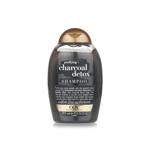 OGX Purifying + Charcoal Detox shampoo 385ml - Waitrose UAE & Partners - 22796672001