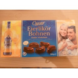 Choceur Eierlikör Bohnen - dunkle Schokolade - 23332416