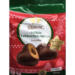 Douceur Gefüllte Lebkuchen-Herzen Zartbitter - 24098748