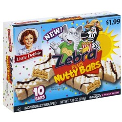 Little Debbie Zebra Plus Nutty Bars - 24300044854