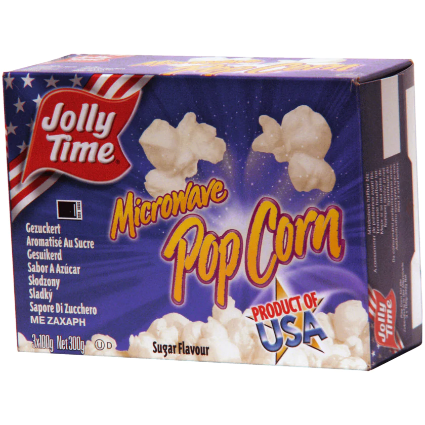 Jolly Time Microwave Pop Corn Sugar Flavour 3x100g - 28190007432