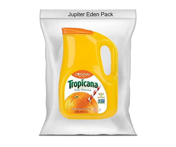 Jupiter Eden Pure Premium Original Orange,very delicious flavor 89oz Bottle ,he juice of fresh oranges in a convenient ready to serve package with extra pulp,(pack of 1) - 300713996660