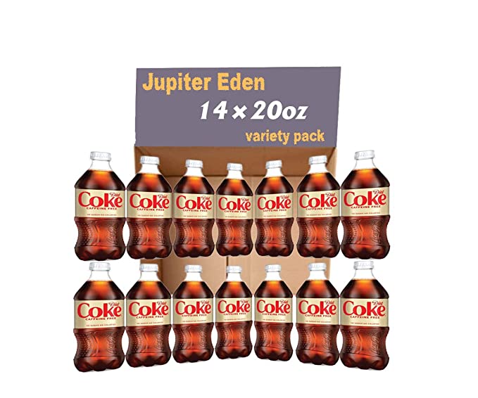 Jupiter Edenfresh diet cola caffeine fre plastic bottle 20 fl oz. (pk of 14) - 300713997315