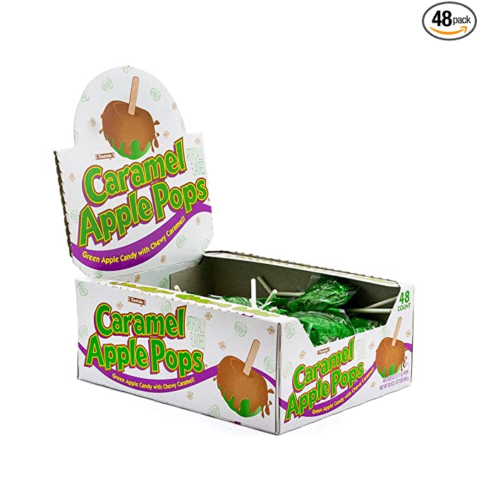  Tootsie Caramel Apple Pops, Bag Of 48  - 071720305010