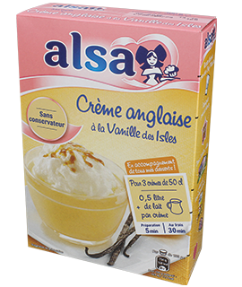 Alsa Creme Anglaise with Vanilla of the Isles mix 300g /10.6 oz - 3011360085436