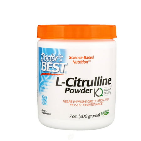 Doctor s Best L-Citrulline Non-GMO Vegan Gluten Free Soy Free 200g Pack of 2 - 301153418217