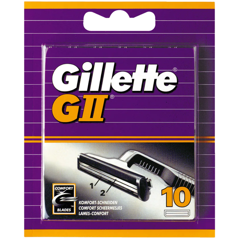 Gillette Klingen GII 10 Stück - 3014260200039