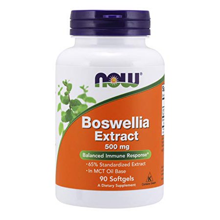 NOW Supplements Boswellia Extract 500 mg in MCT Oil Base Balanced Immune Response* 90 Softgels - 301653935498