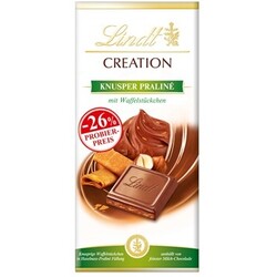 Lindt Creation Knusper Praliné, 150 g - 3046920027205