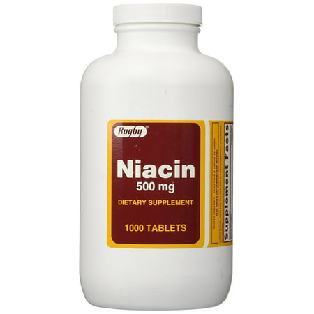 Niacin 500 mg 1000 Tabs - 305364078109