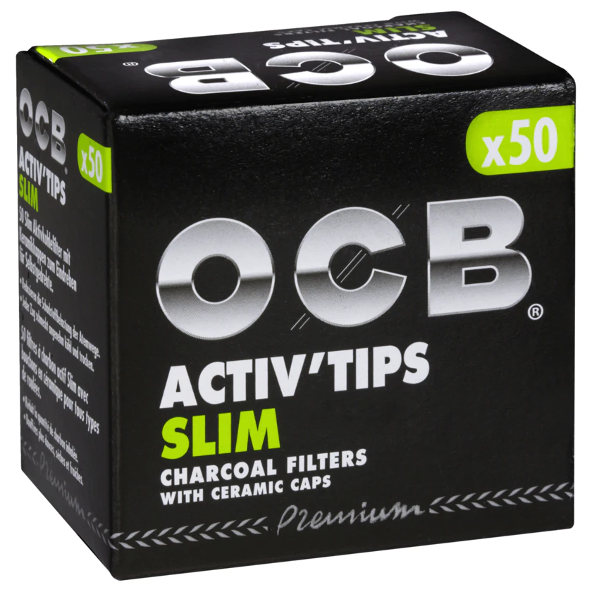 Ocb Active Tips Slim 50 Stück - 3057068276509